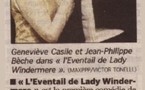 LE PARISIEN : L'éventail de lady Windermere