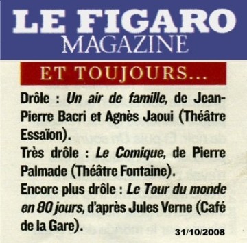 FIGARO MAGAZINE : Le Tour du monde en 80 jours