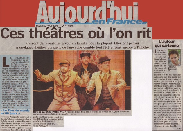 LE PARISIEN : Le Tour du monde en 80 jours LE PARISIEN : Le Tour du monde en 80 jours