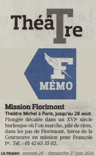 FIGARO : Mission Florimont