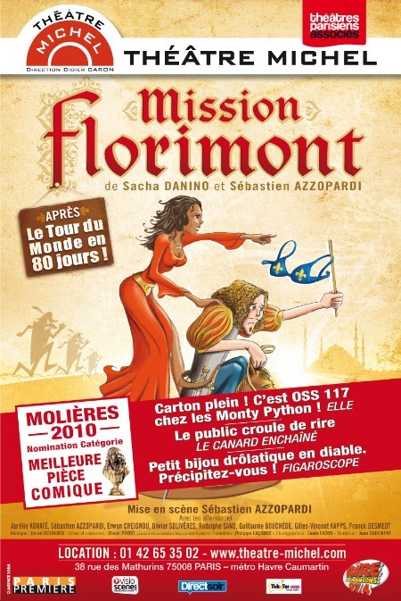 SORTIES A PARIS : Mission Florimont SORTIES A PARIS : Mission Florimont