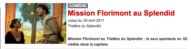 ARTISTIK REZO : Mission Florimont ARTISTIK REZO : Mission Florimont