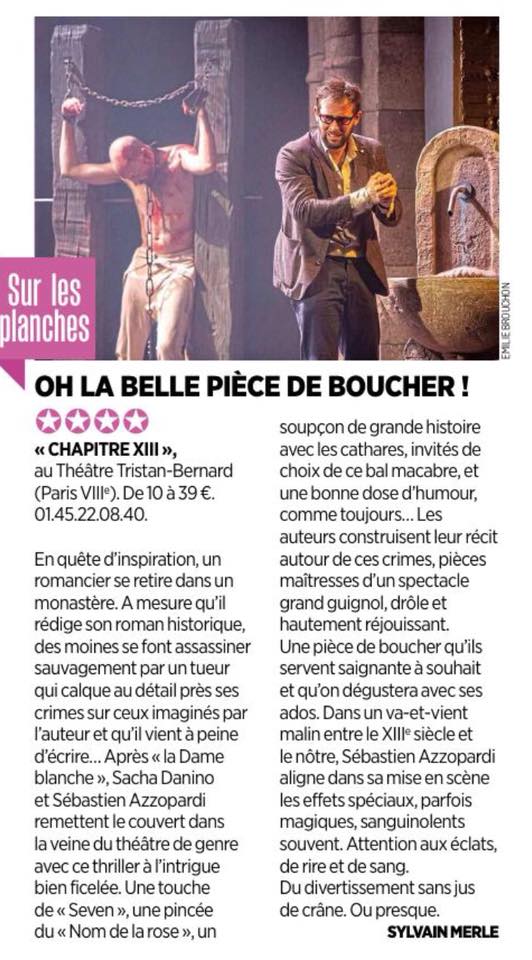 LE PARISIEN : Chapitre XIII