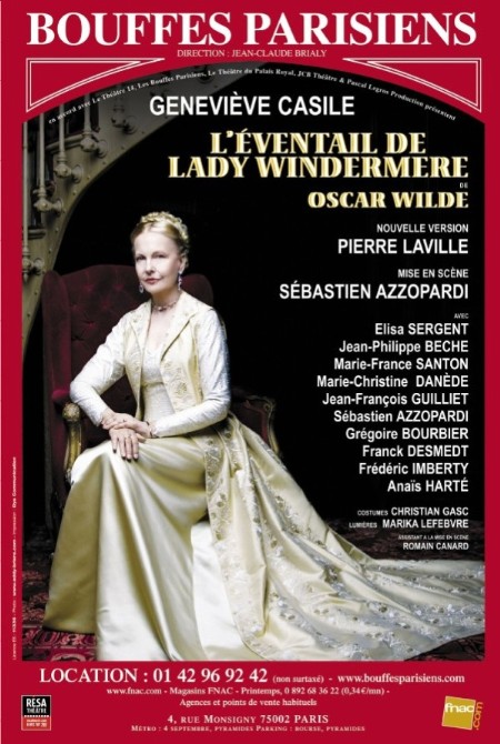 L'EVENTAIL DE LADY WINDERMERE : Nomination MEILLEUR SPECTACLE THÉÂTRE PUBLIC MOLIÈRES 2007
