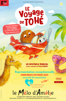 ARTISTIK REZO : Le voyage de Tohé - Représentation exceptionnelle au profit Association ARTISTIK REZO : Le voyage de Tohé - Représentation exceptionnelle au profit Association