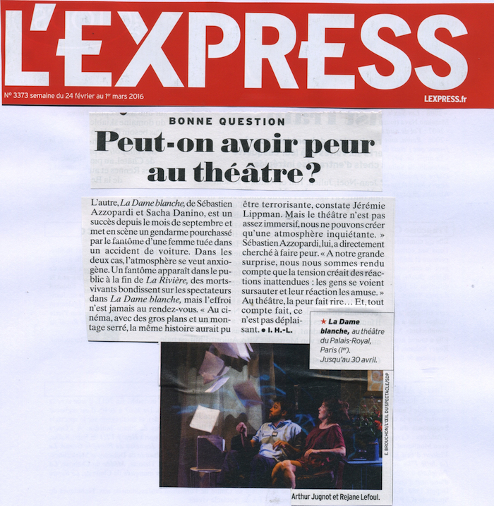 L'EXPRESS : La dame blanche