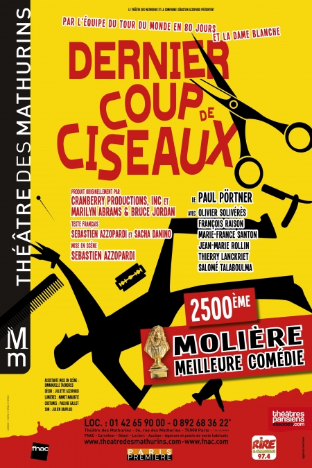 DERNIER COUP DE CISEAUX : Théâtre Mathurins DERNIER COUP DE CISEAUX : Théâtre Mathurins