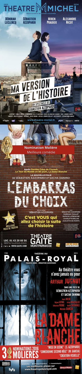 AUTEUR, ADAPTATEUR et METTEUR EN SCENE : Sébastien AZZOPARDI AUTEUR, ADAPTATEUR et METTEUR EN SCENE : Sébastien AZZOPARDI