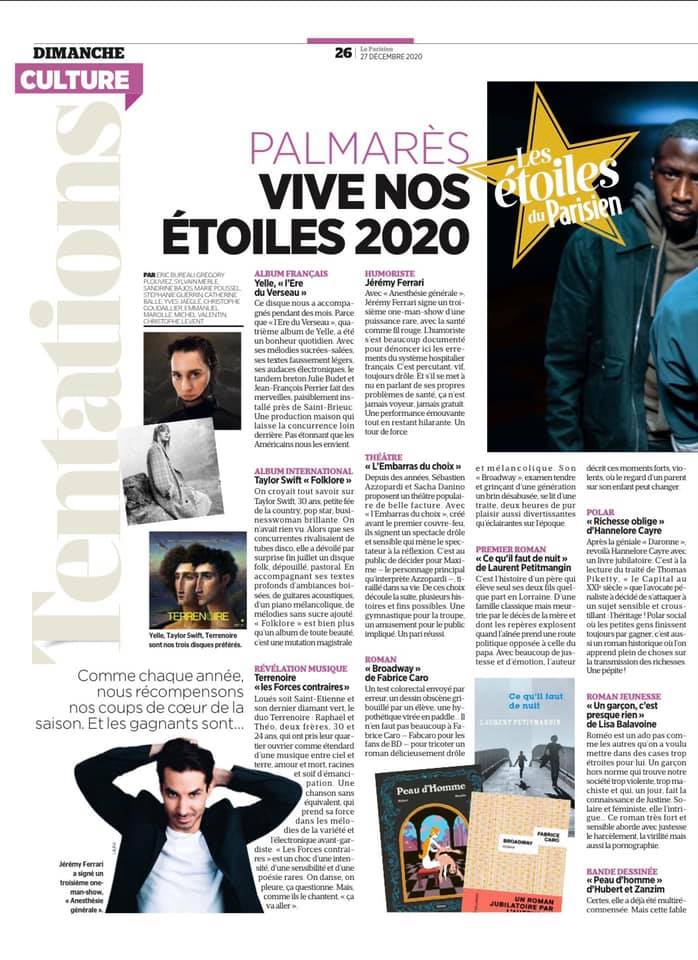 LE PARISIEN : L'embarras du choix LE PARISIEN : L'embarras du choix