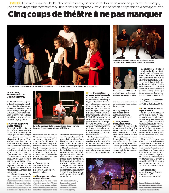 LE PARISIEN : L'embarras du choix LE PARISIEN : L'embarras du choix