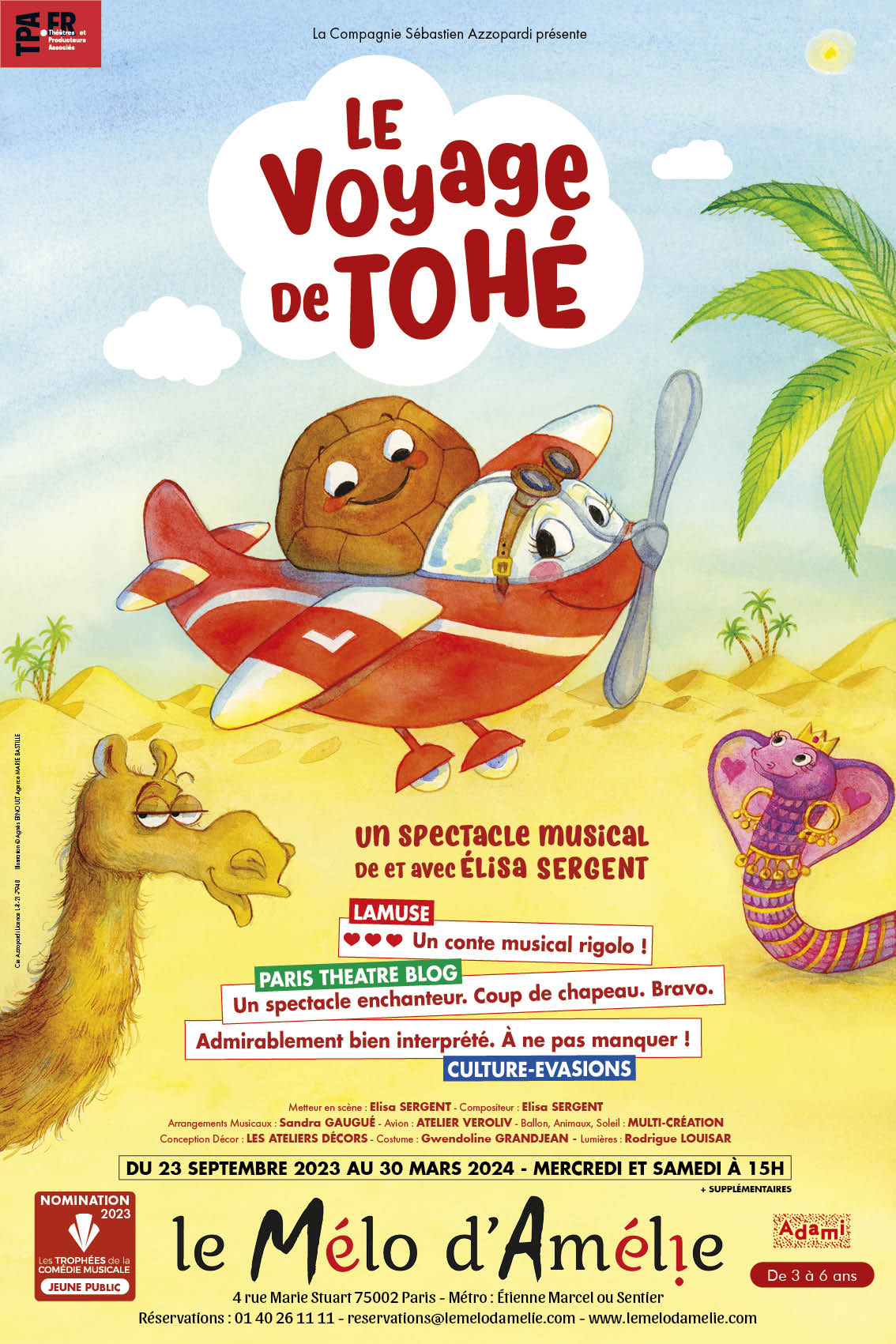 PLUME CHOCOLAT : voyage de Tohé