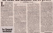 LE CANARD ENCHAÎNÉ : Le Tour du monde en 80 jours