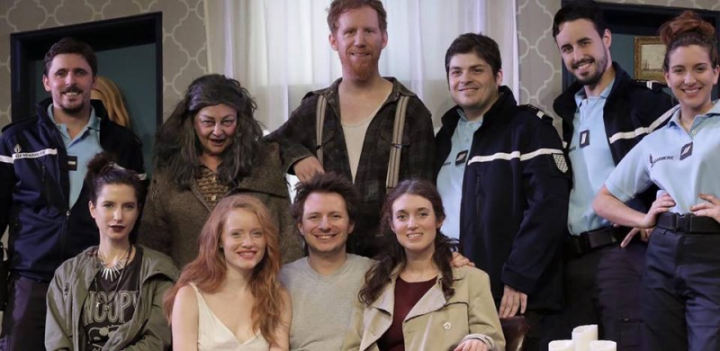 La troupe de LA DAME BLANCHE 2017 : Nicolas Martinez, Marguerite Dabrin, Marie Benedicte Roy, Alyzee Costes, Sébastien Azzopardi, Delphin Lacroix, Cécile Beaudoux, Romain Tomas, Mehdi Vigier et Josephine Rioli. La troupe de LA DAME BLANCHE 2017 : Nicolas Martinez, Marguerite Dabrin, Marie Benedicte Roy, Alyzee Costes, Sébastien Azzopardi, Delphin Lacroix, Cécile Beaudoux, Romain Tomas, Mehdi Vigier et Josephine Rioli.